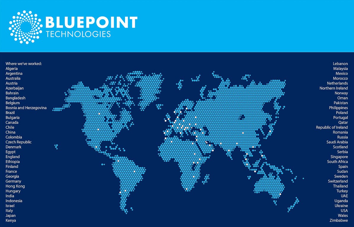 Bluepoint Projects Map Where We've Worked
