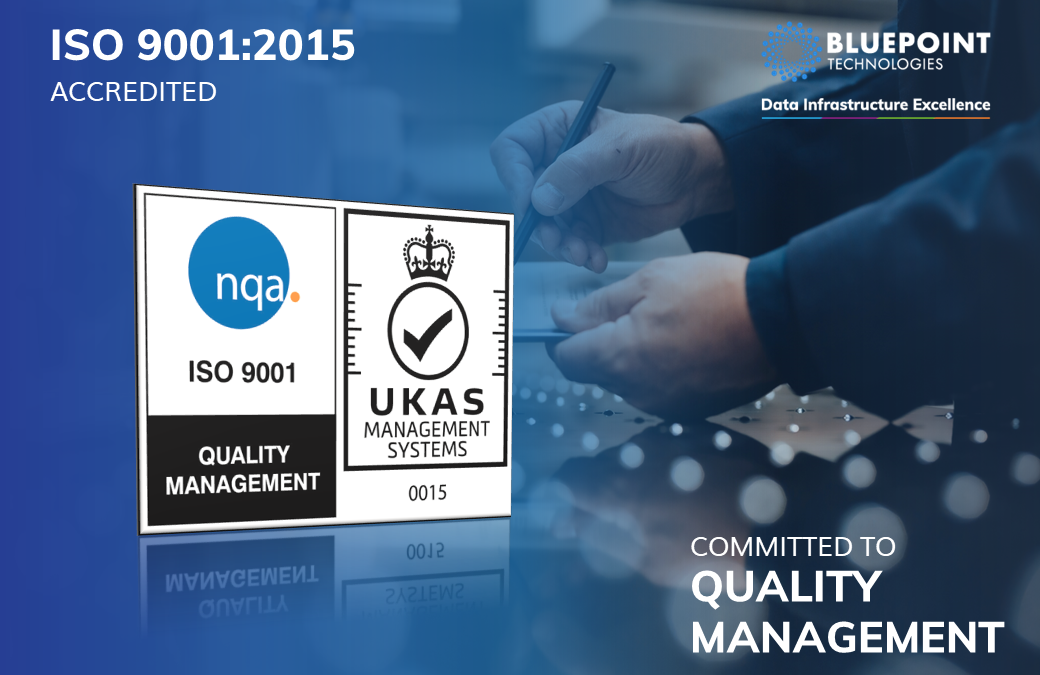 Bluepoint celebrates 14 years of ISO 9001 certification after achieving accreditation renewal