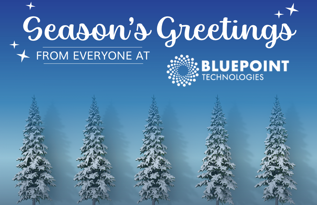 Seasons Greetings from everyone at Bluepoint Technologies